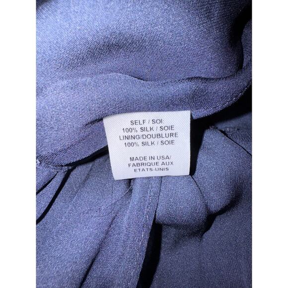 NWT Haute Hippie 100% silk maxi dress, Navy, spaghetti strap Size Medium - Picture 5 of 5